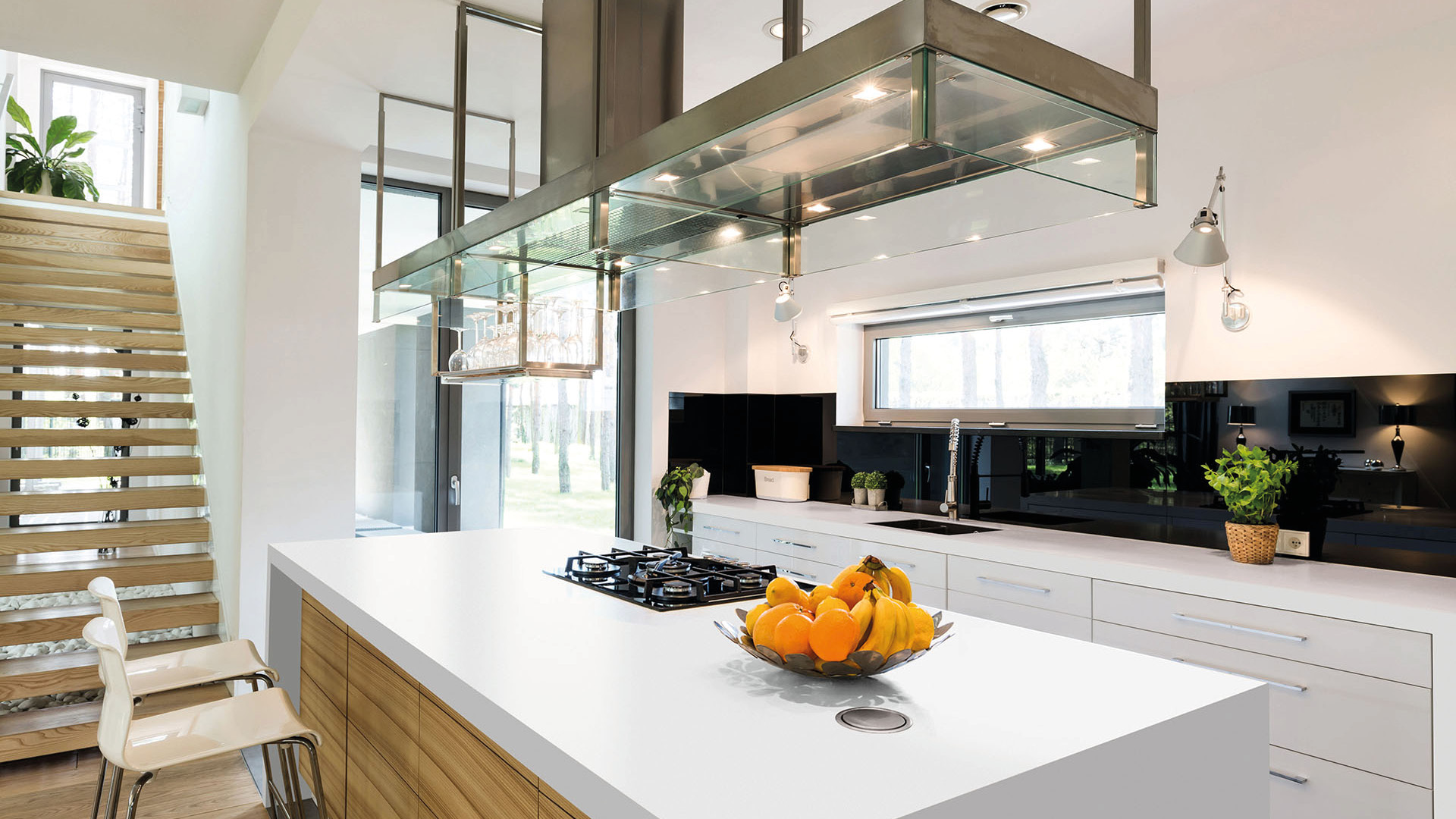 Avant White Quartz — kvarts töötasapind