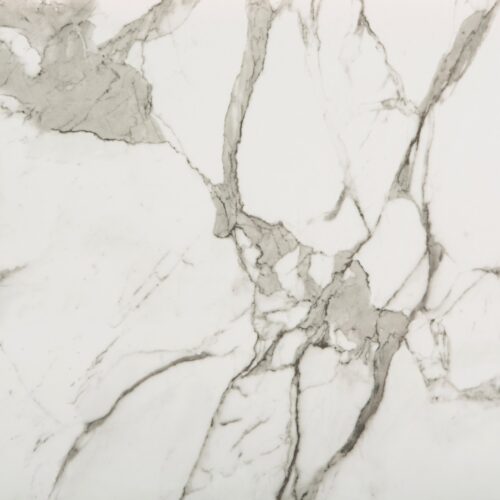 Dekton Aura 22 white sintered stone worktop, matt surface