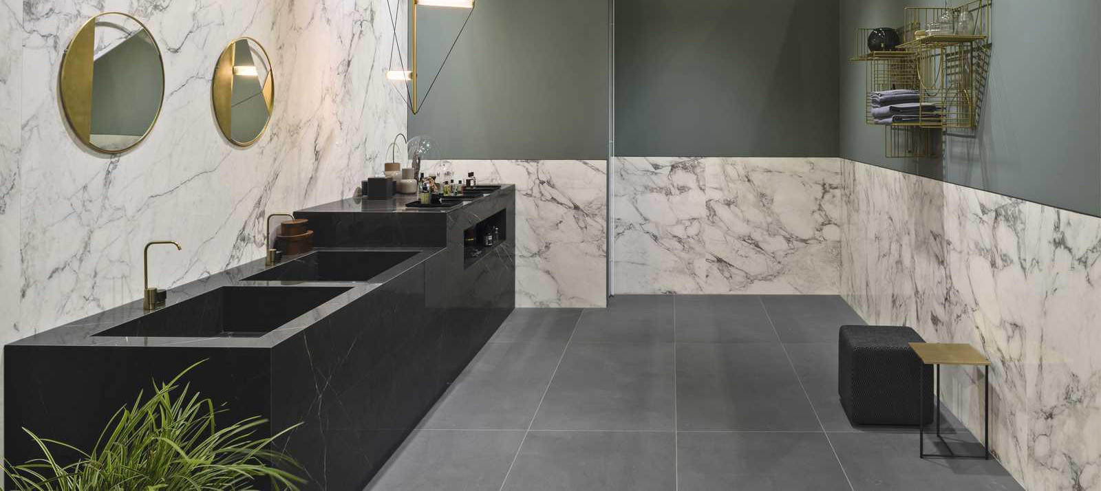 Marazzi Elegant Black — keraamika töötasapind