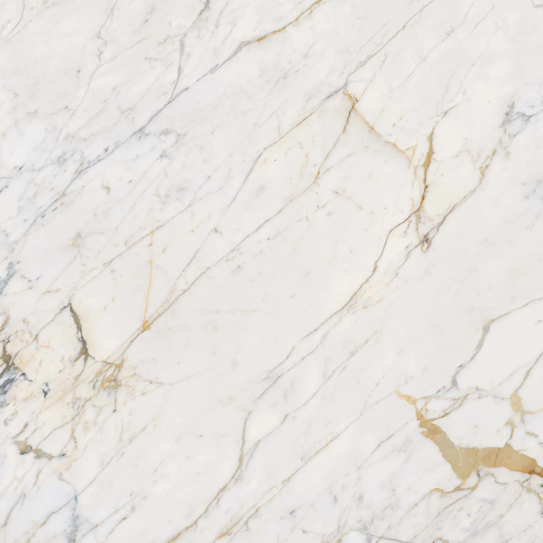 Marazzi Golden White white ceramic worktop, polished surface
