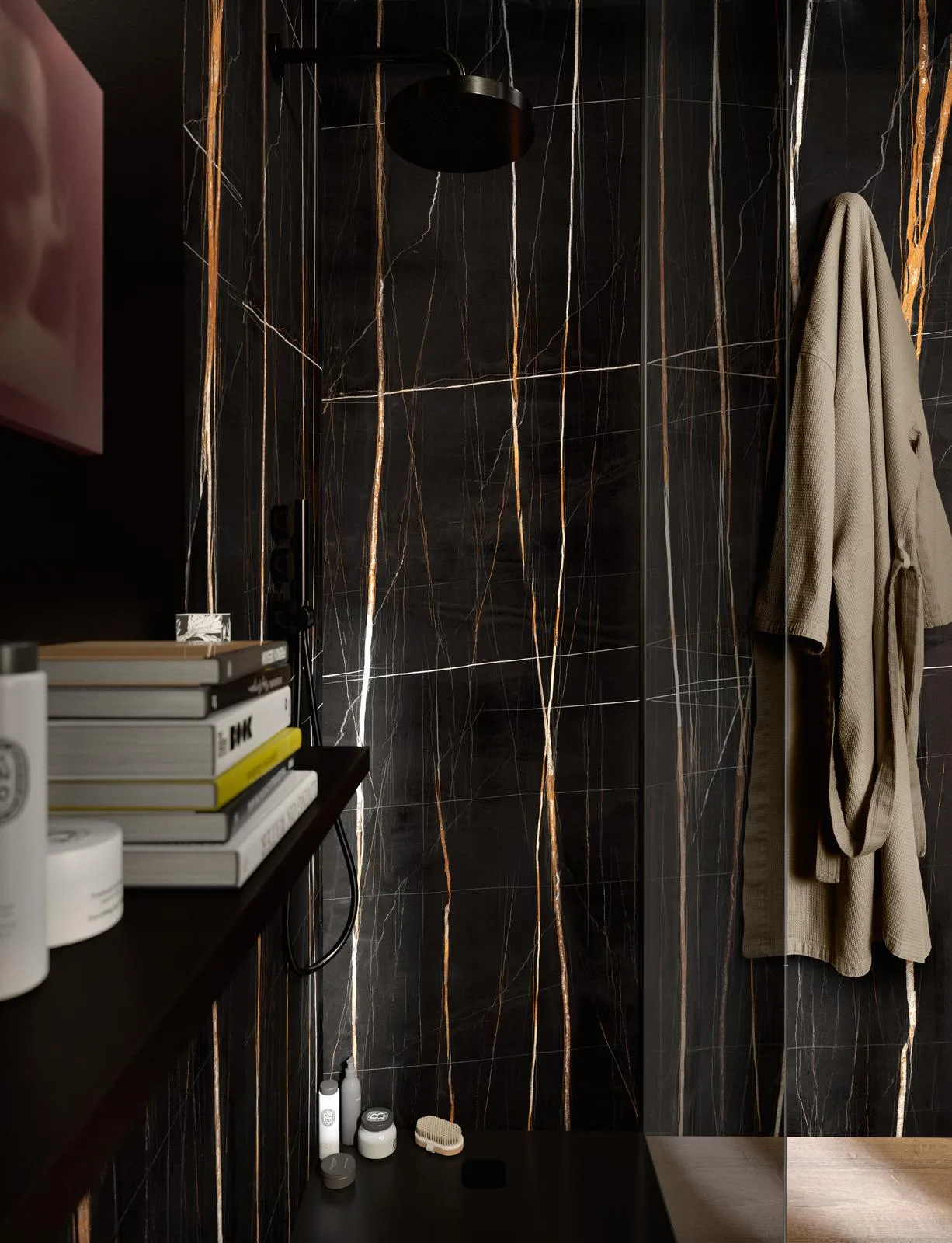 Marazzi Sahara Noir black ceramic worktop