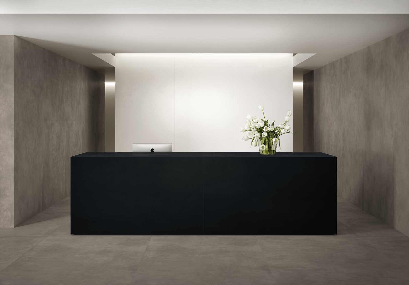 Marazzi Solid Black — keraamika töötasapind