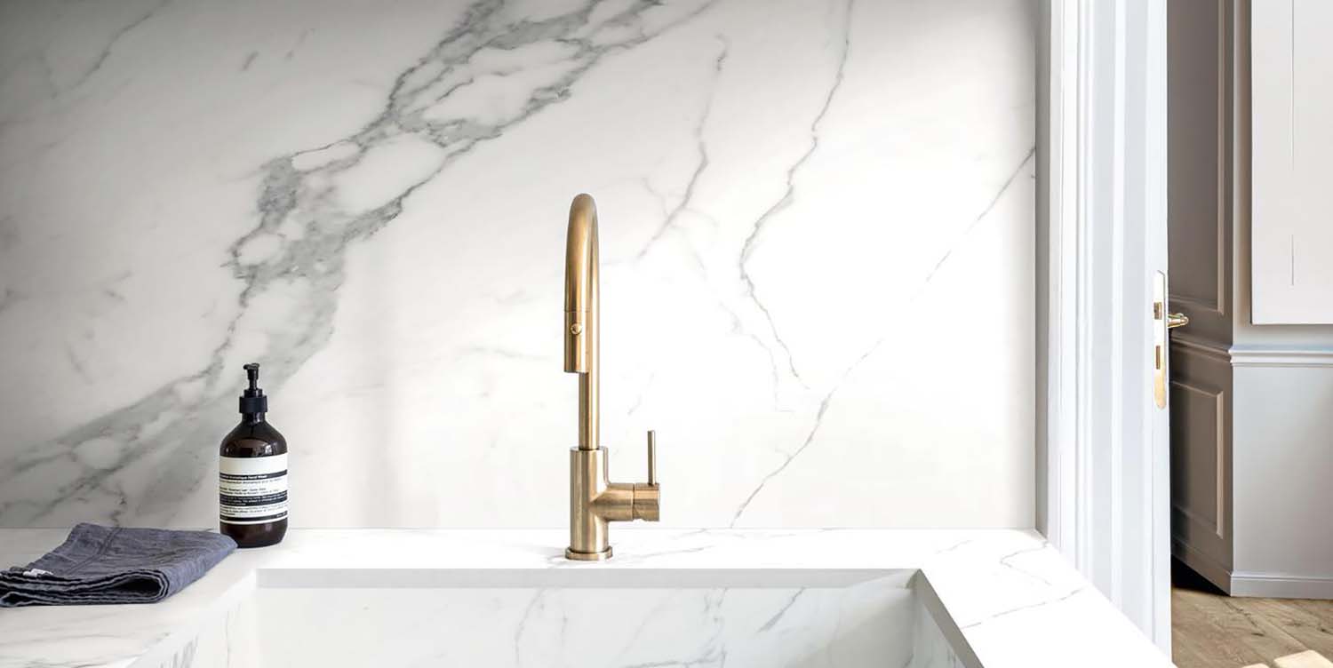 Marazzi Statuario — keraamika töötasapind