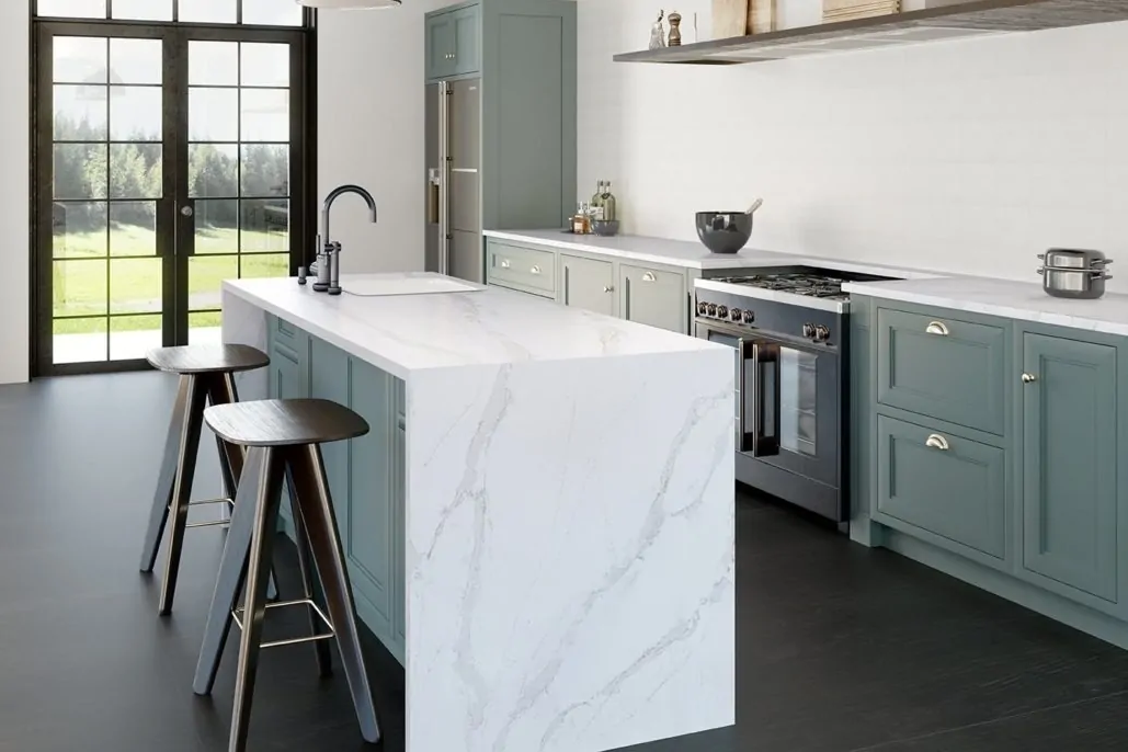 Silestone Eternal Calacatta Gold — kvarts töötasapind