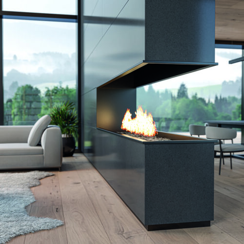 Technistone Crystal Anthracite Pure — kvartsist töötasapind, poleeritud pind